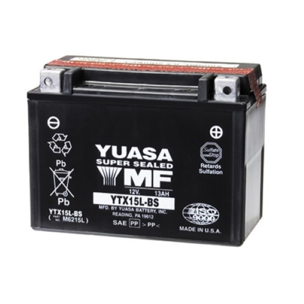 Аккумулятор YUASA YTX15L-BS