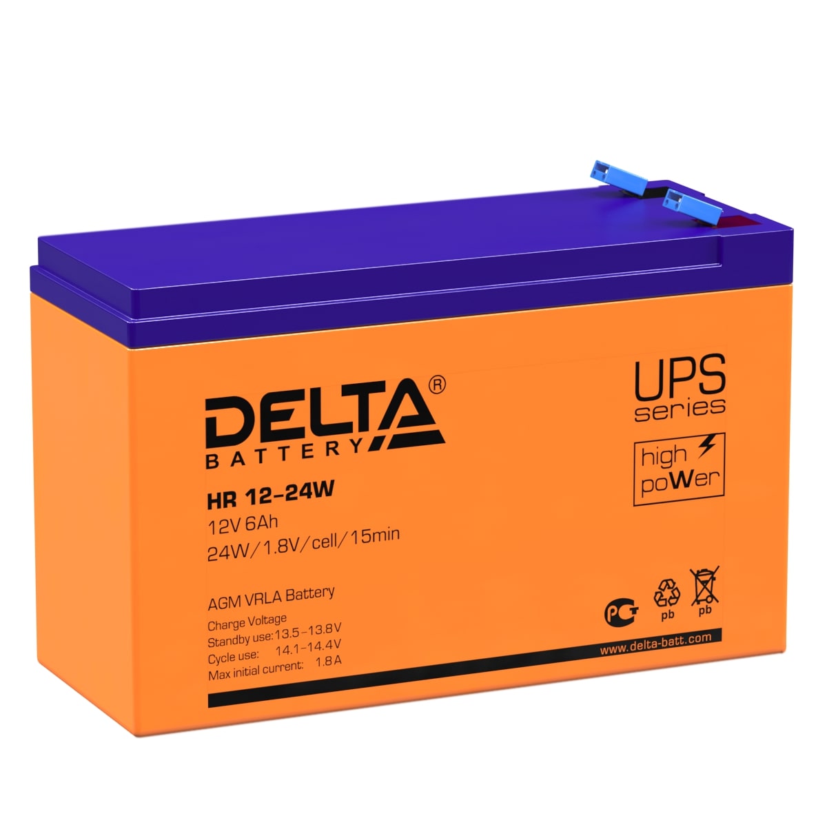 фото Аккумулятор delta hr12-24w
