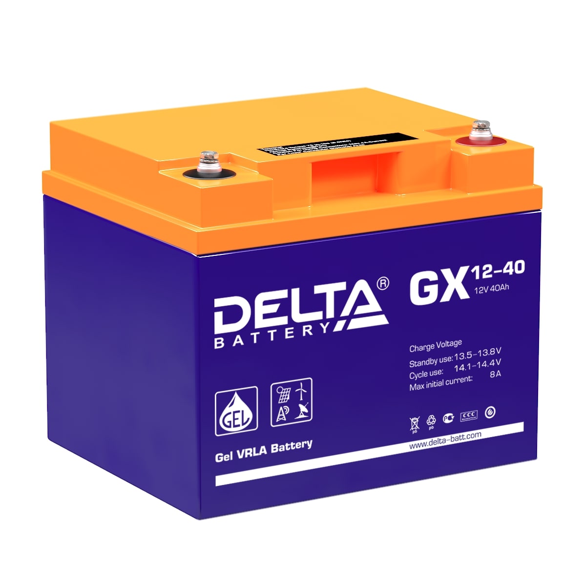 

Аккумулятор DELTA GX 12-40