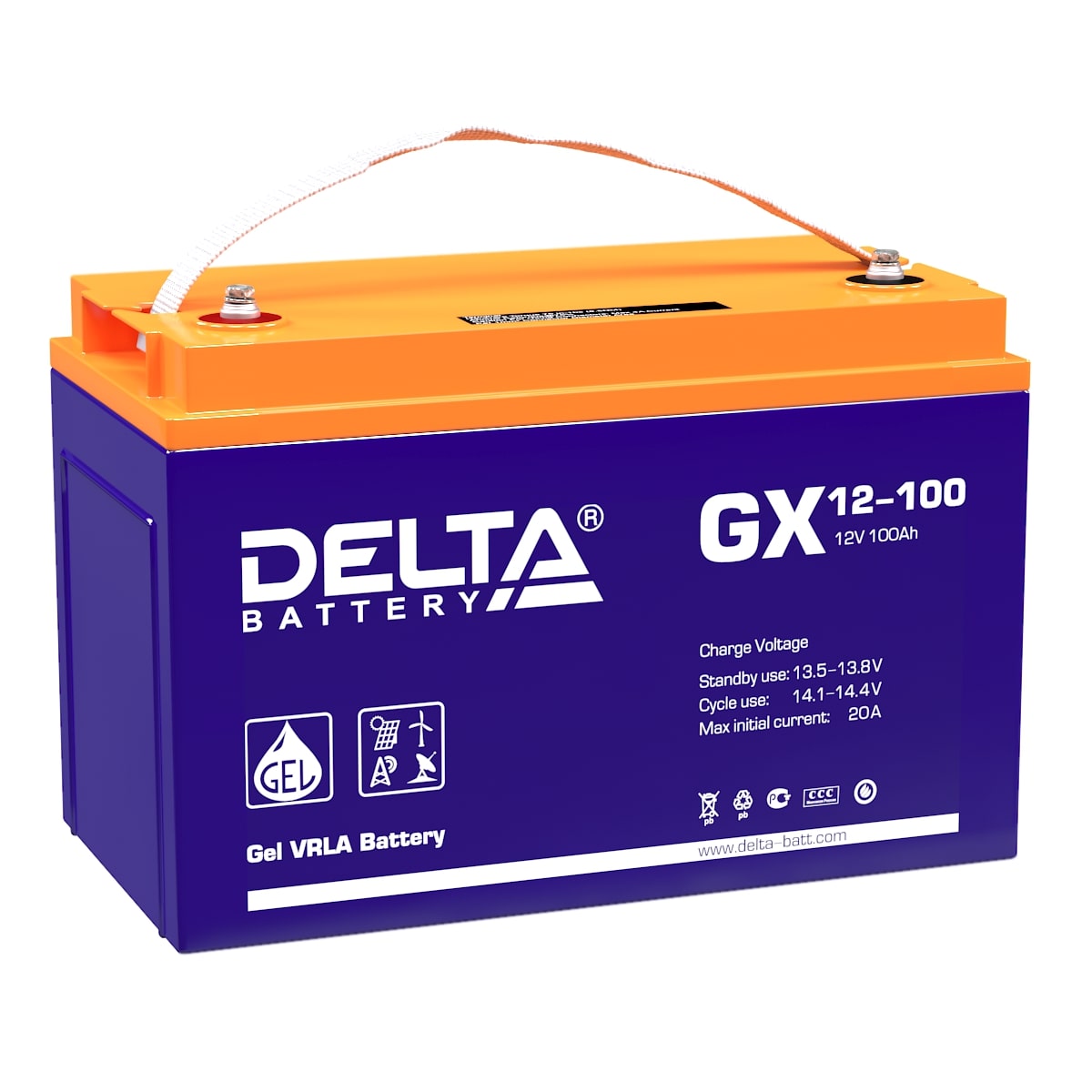 Аккумулятор DELTA GX 12-100