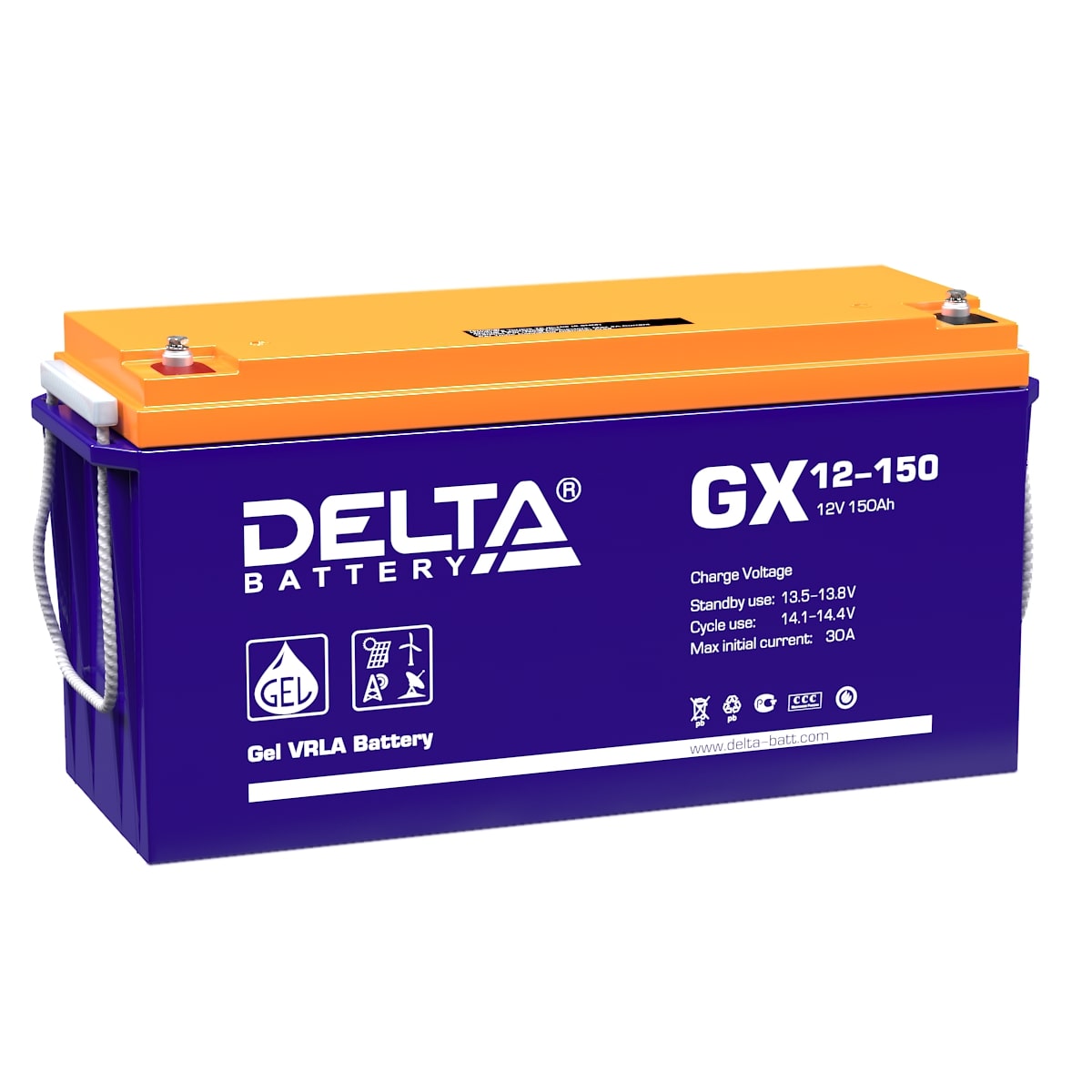 фото Аккумулятор delta gx 12-150