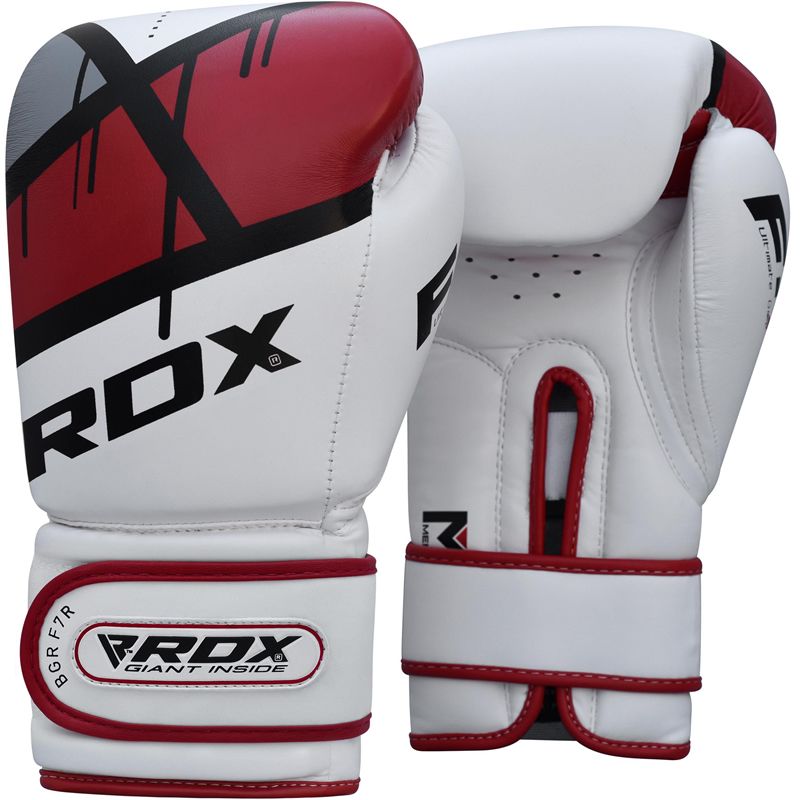 Боксерские перчатки RDX BGR-F7 красные, 10 унций