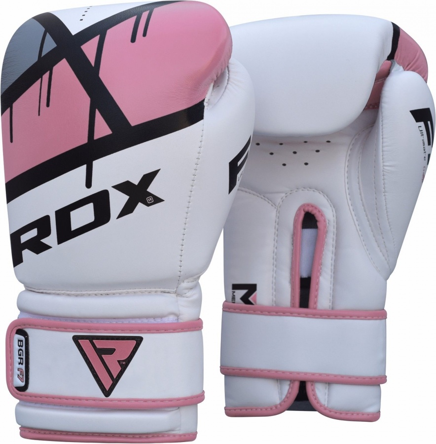 фото Боксерские тренировочные перчатки rdx bgr-f7 pink