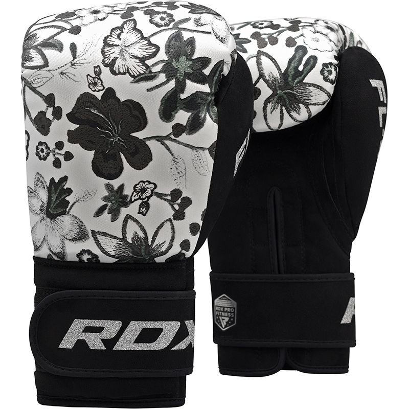 фото Боксерские тренировочные перчатки rdx fl-4 floral white