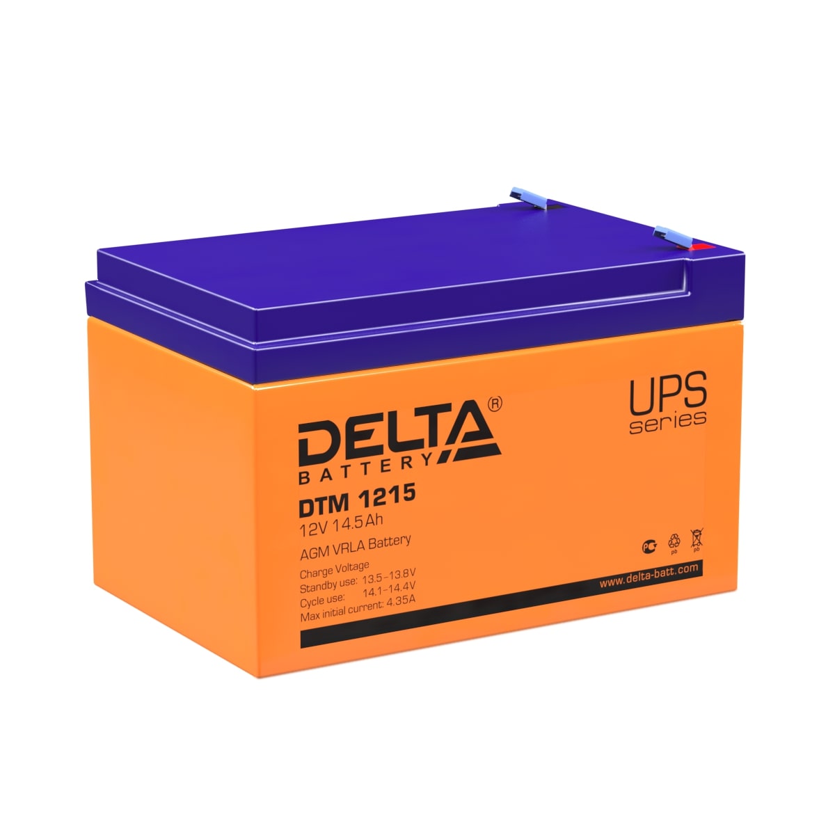 

Аккумулятор DELTA DTM 1215