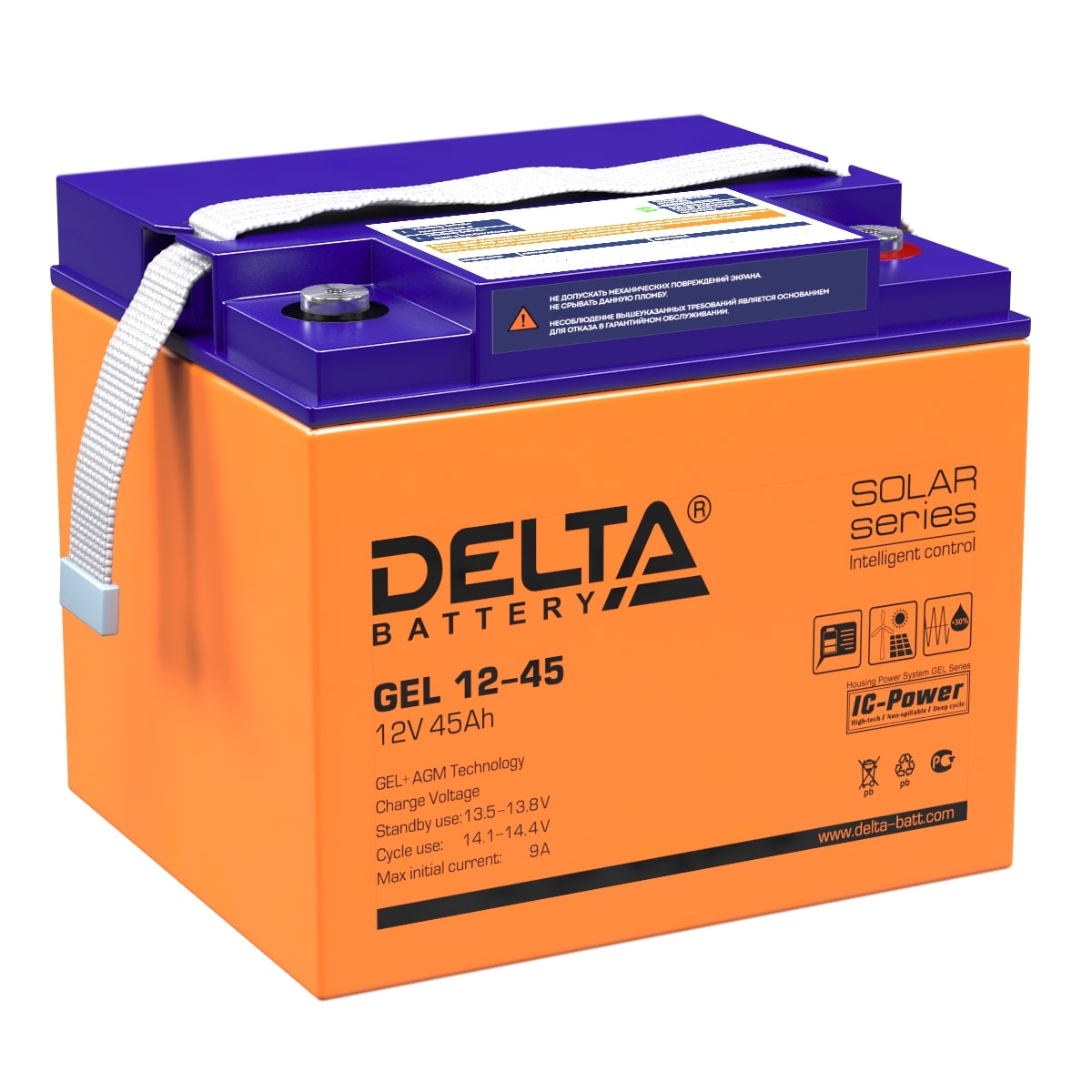 Аккумулятор DELTA GEL 12-45