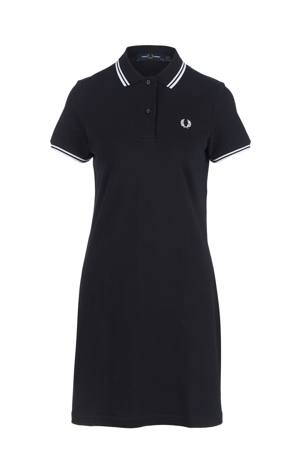 

Платье женское Fred Perry D3600 черное 8 UK, Черный, D3600