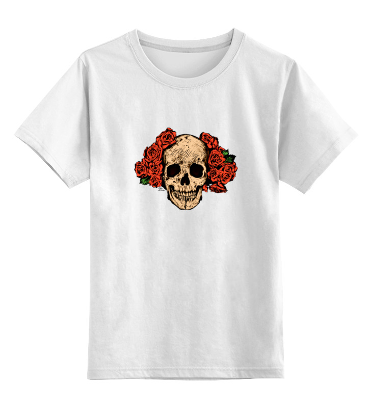 

Детская футболка классическая Printio Mrs. skull, р. 152, Белый, 0000000673843