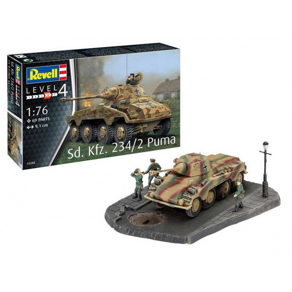 

Сборная модель Revell Бронеавтомобиль Sd.Kfz. 234/2 Puma 3288