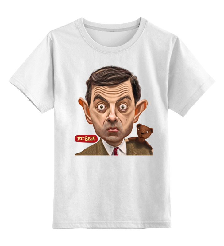 

Детская футболка классическая Printio Mr.bean, р. 140, Белый, 0000000680233