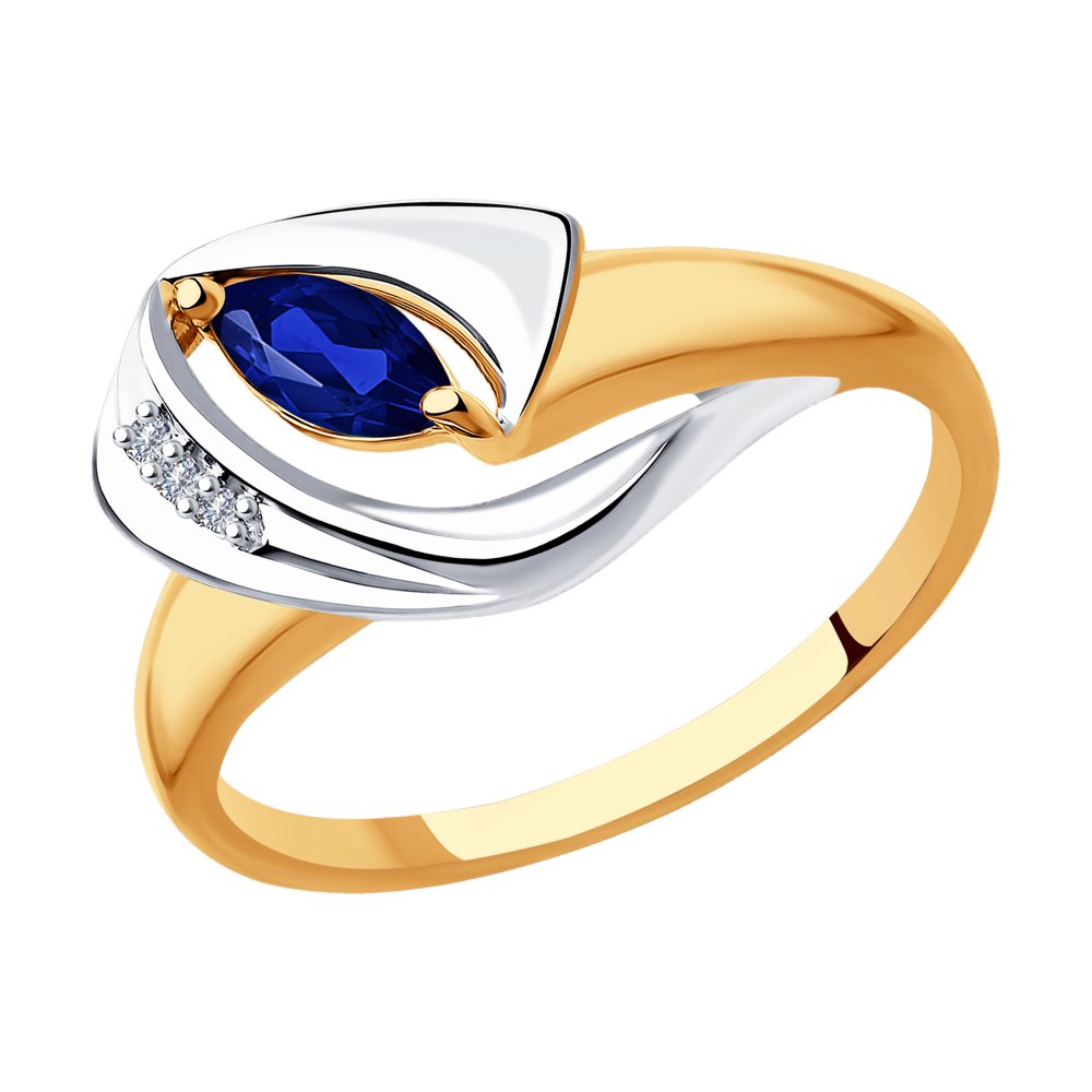 

Кольцо из красного золота с бриллиантом р. 17 Diamant 51-210-00537-1, 51-210-00537-1