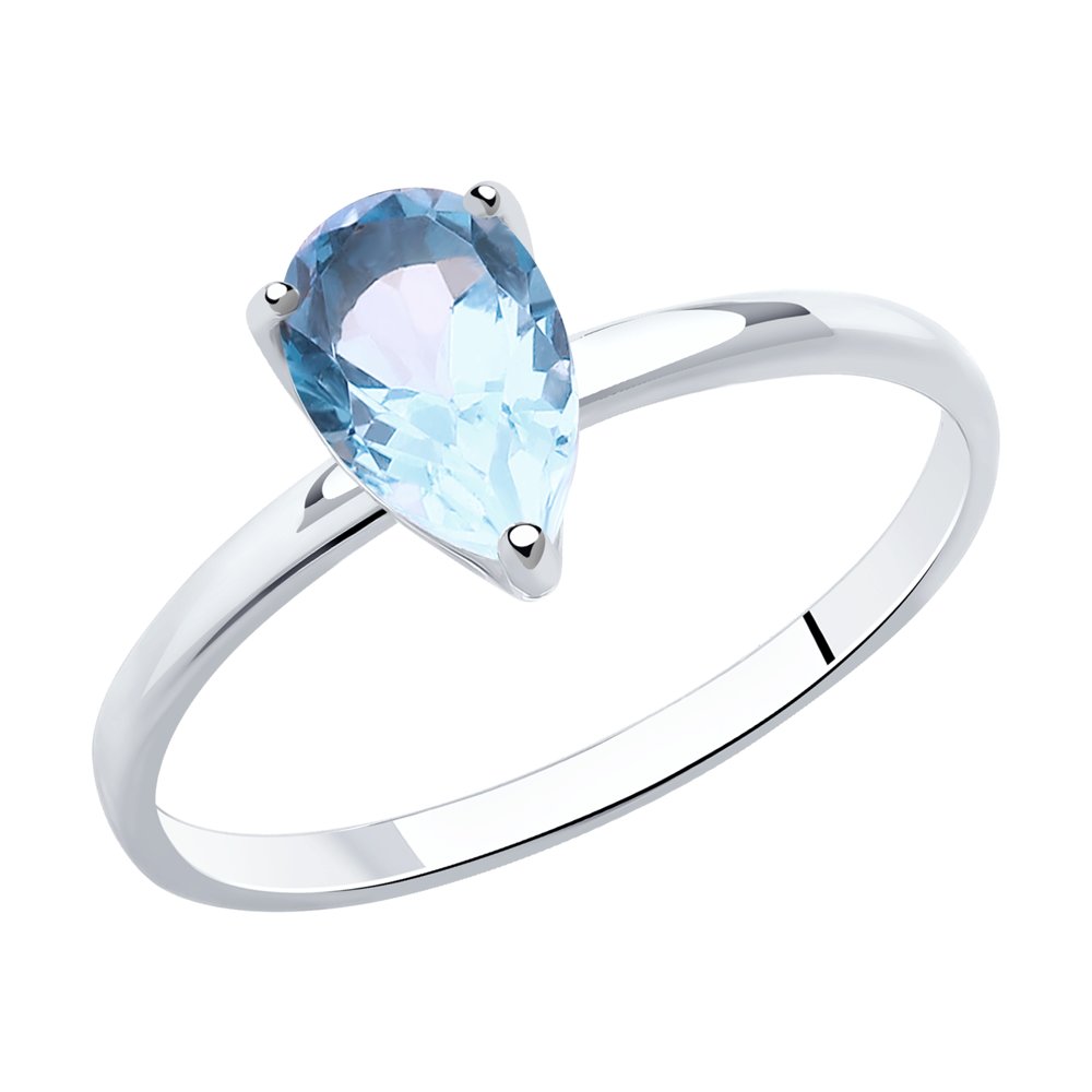 

Кольцо из золота р. 16 SOKOLOV 716184, топаз, 716184