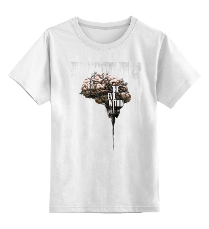 

Детская футболка классическая Printio The evil within, р. 128, Белый, 0000000684227