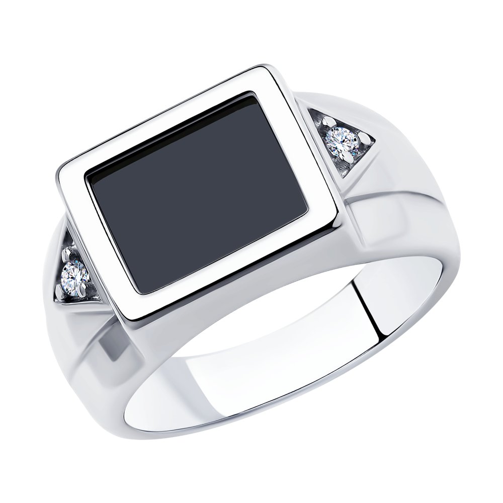 

Кольцо из серебра р. 20 Diamant 94-112-00491-1, шпинель нано\фианит, 94-112-00491-1