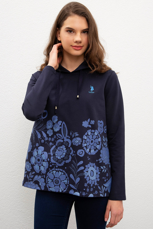 

Толстовка женская U.S. POLO Assn. G082GL0820GAREN синяя XS, G082GL0820GAREN
