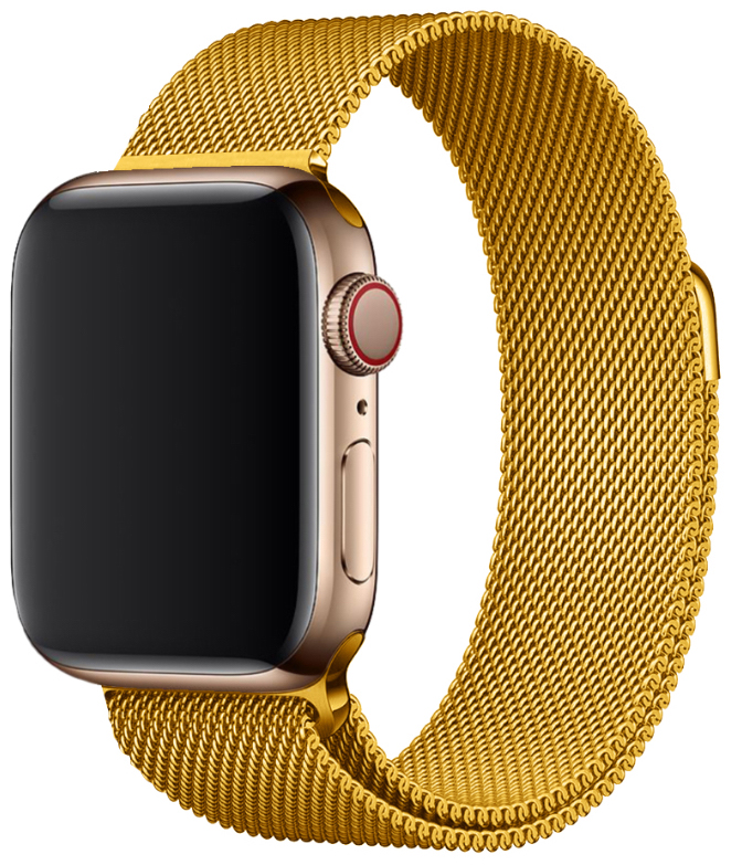 фото Ремешок pastila для apple watch 38/40mm миланская петля lemon gold