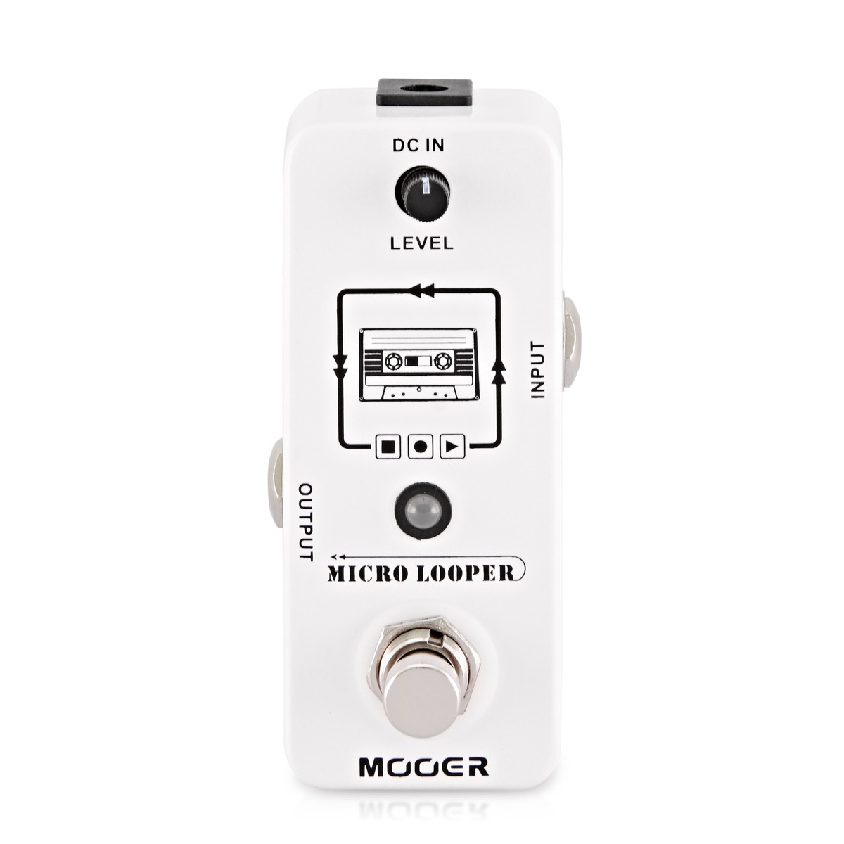 

Педаль эффектов для электрогитары мини Mooer Micro Looper, Белый