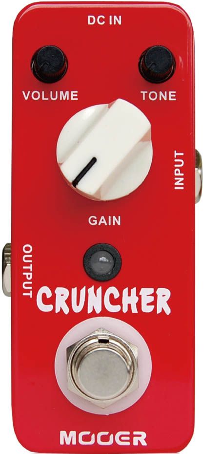 Педаль эффектов для электрогитары мини Distortion Mooer Cruncher