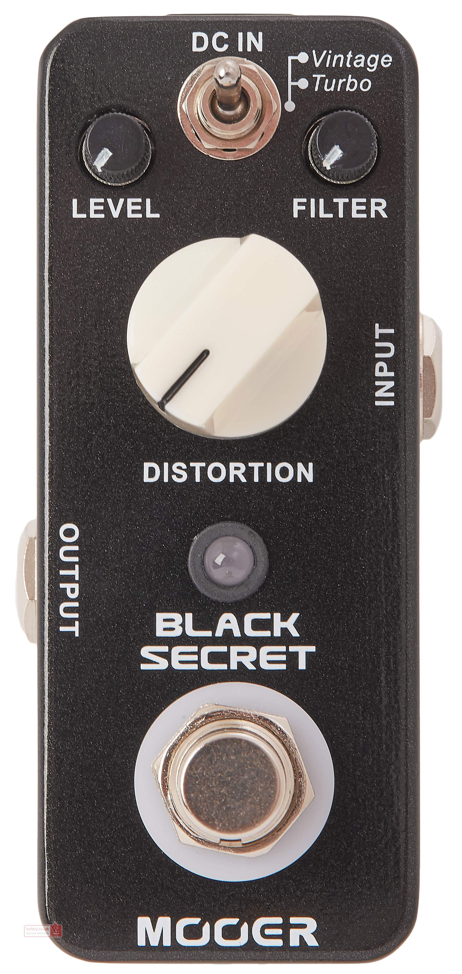 Педаль эффектов для электрогитары мини Distortion Mooer Black Secret