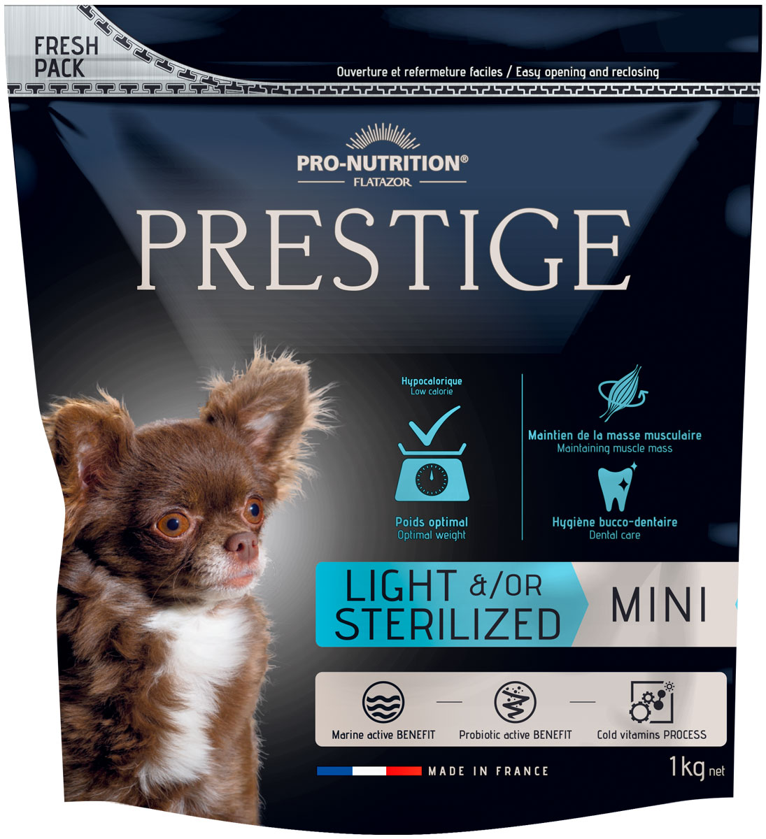 

Сухой корм для собак Flatazor PRESTIGE LIGHT/STERILISED MINI , курица, утка, 1кг, PRESTIGE LIGHT/STERILISED MINI
