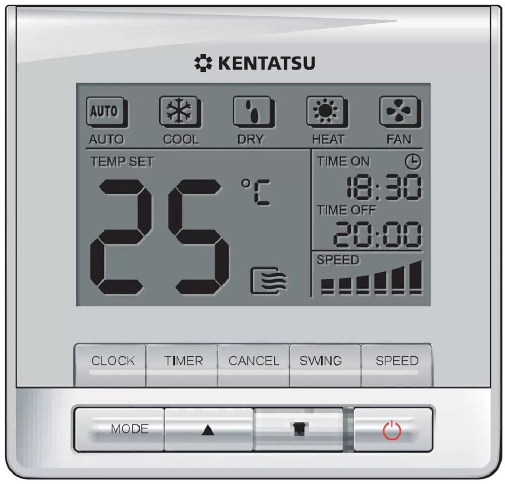 

Пульт Kentatsu KWC-22, Белый, KWC-22