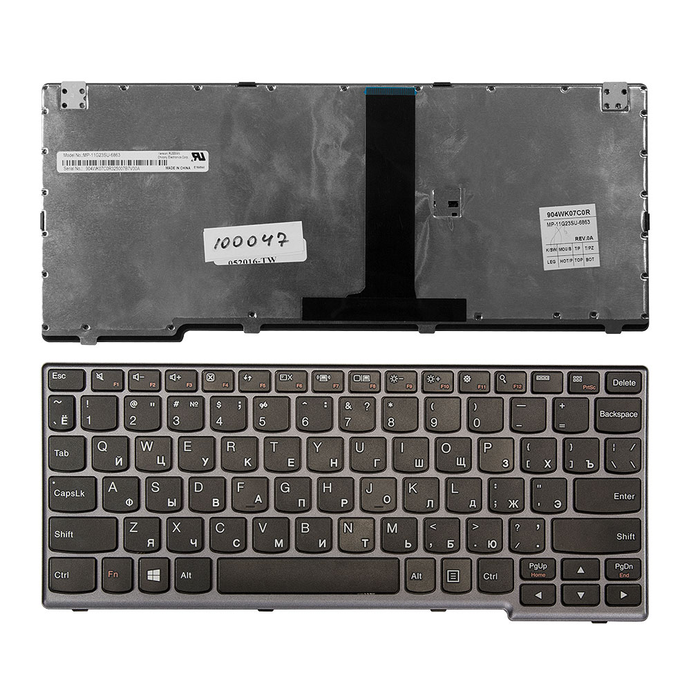 фото Клавиатура topon для ноутбука lenovo ideatab s110, s206, s200, s205, s206 series