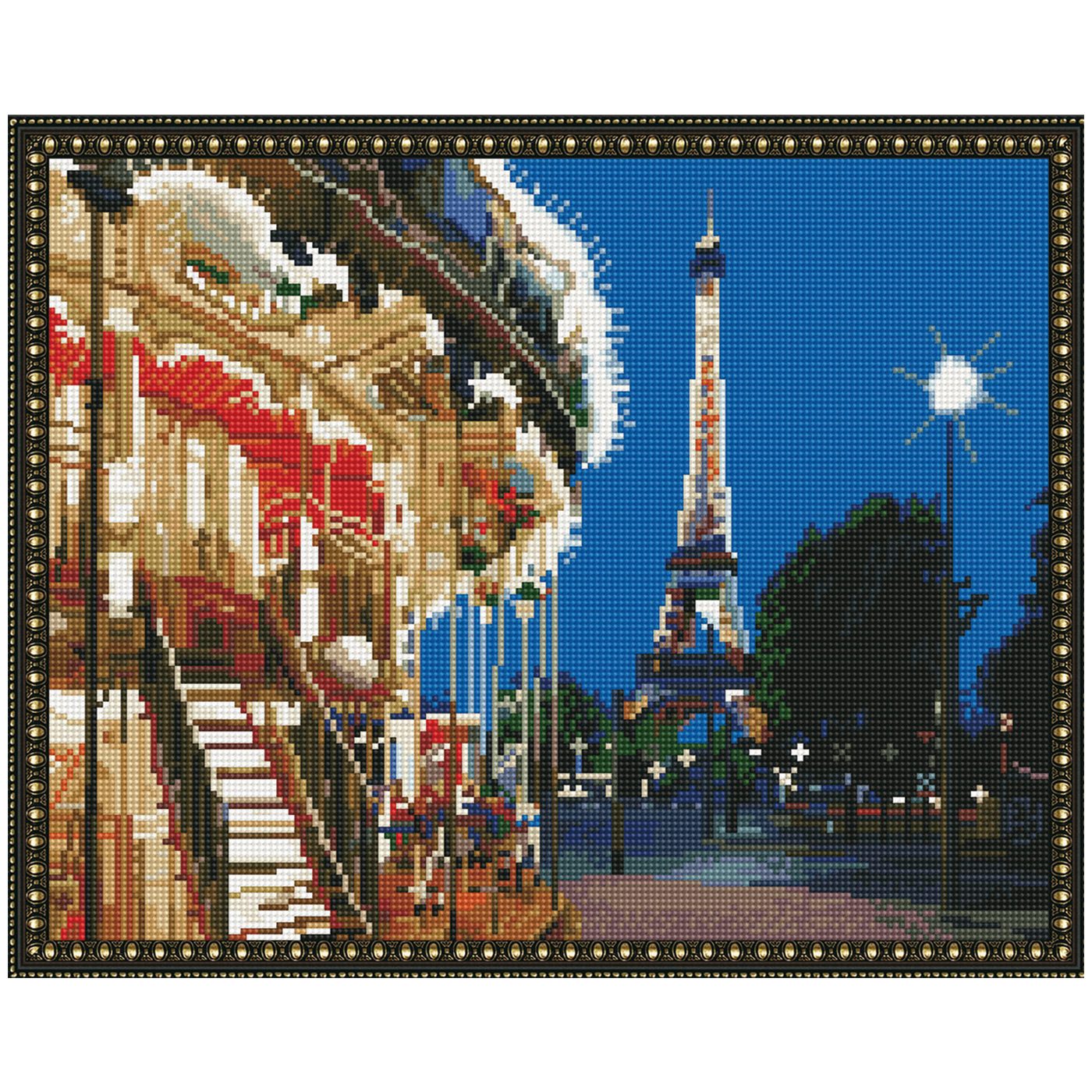 фото Алмазная мозаика molly вечерний париж сильвертойз
