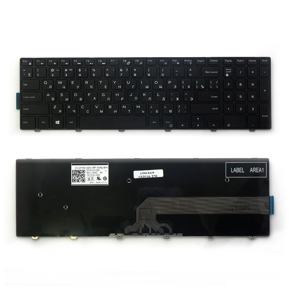 

Клавиатура TopON для ноутбука Dell Inspiron 15-3000, 15-5000 Series