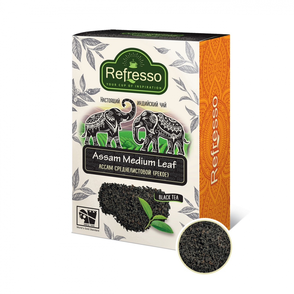 

Чай Refresso Assam Medium Leaf, черный среднелистовой, 250 гр
