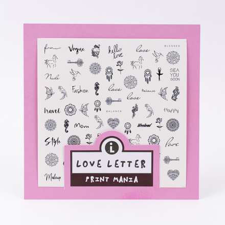 

Слайдер-дизайн Lianail Print Mania Love Letter №1