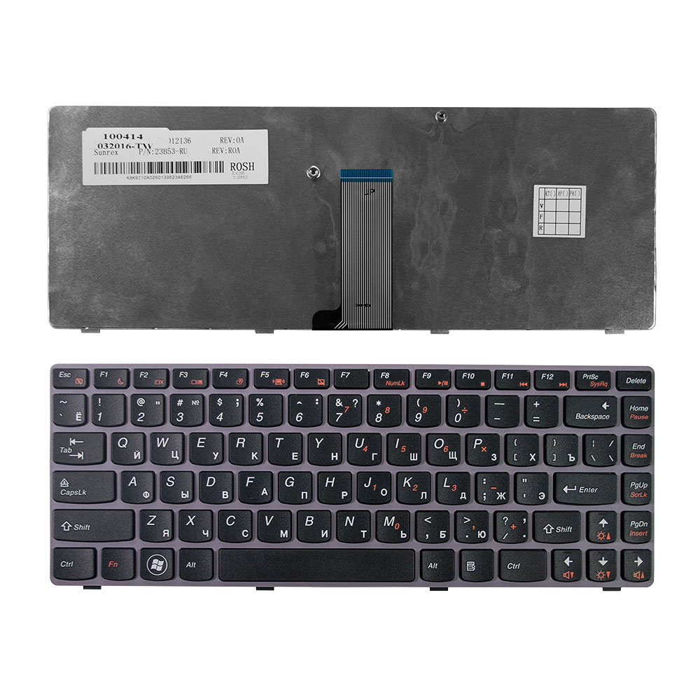

Клавиатура TopON для ноутбука Lenovo IdeaPad Z470, G470AH, G470GH, Z370 Series
