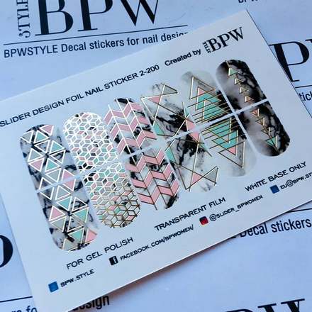 

Слайдер-дизайн BPW.Style Геометрия №2-200 золото