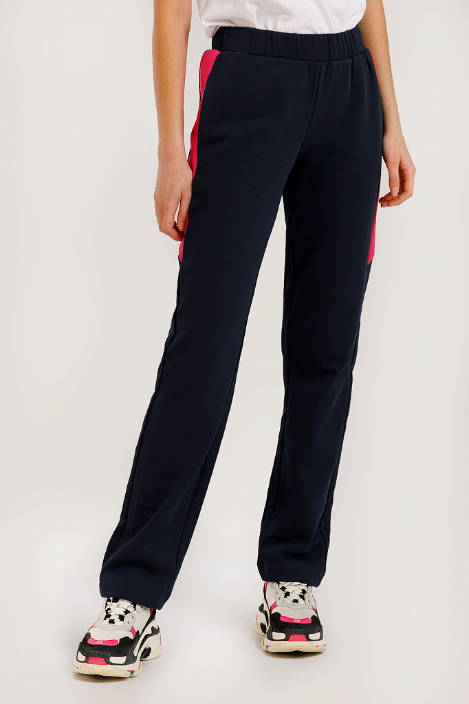 

Спортивные брюки женские Finn Flare B20-13006 синие 2XL, B20-13006
