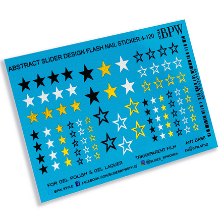 

Слайдер-дизайн BPW.style металлик Звезды №4-120