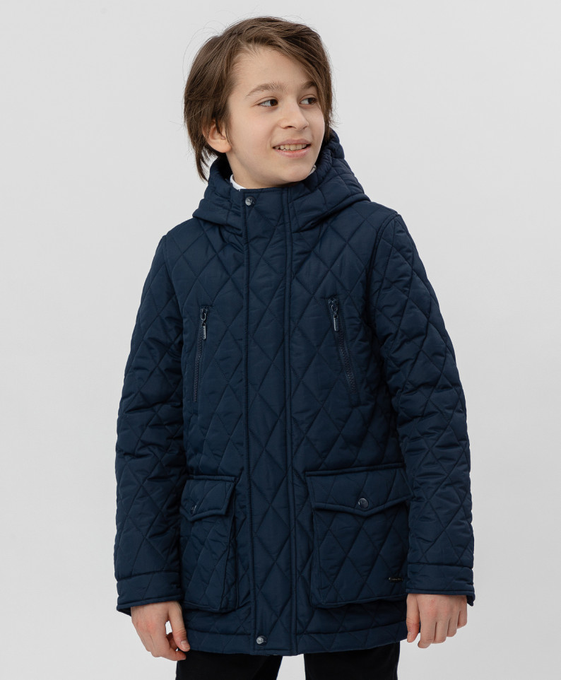 

Синяя куртка BUTTON BLUE 220BBBS41021000, размер 128, 220BBBS41021000