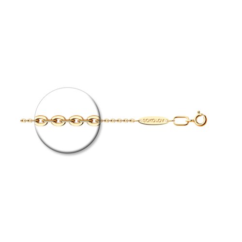 

Цепочка из серебра 40 см SOKOLOV 988500402, 988500402