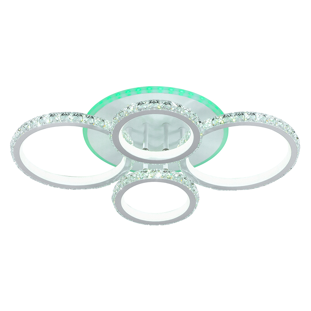 фото Светодиодная люстра 18052/4 wht 176w+8w profit light