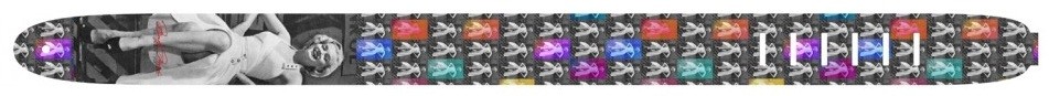 

Ремень для гитары Perri's Marilyn Monroe P25MM-1165, Разноцветный