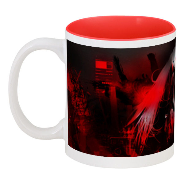

Кружка Printio цветная внутри Red darkness