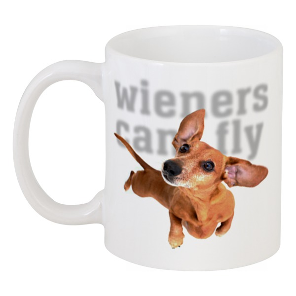 

Кружка Printio Wieners can fly