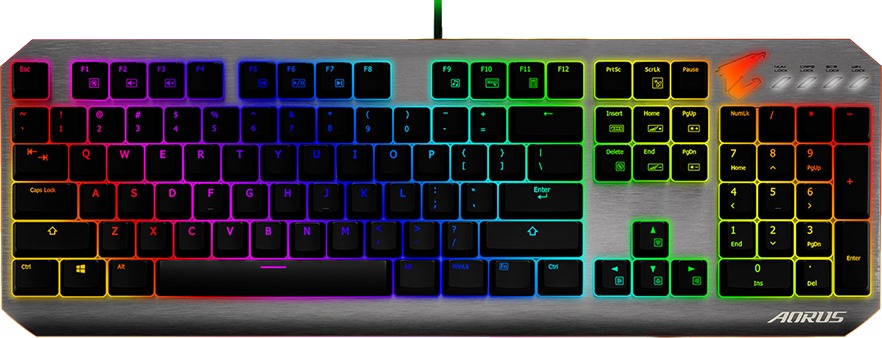 

Игровая клавиатура GIGABYTE AORUS K7 Grey, AORUS K7
