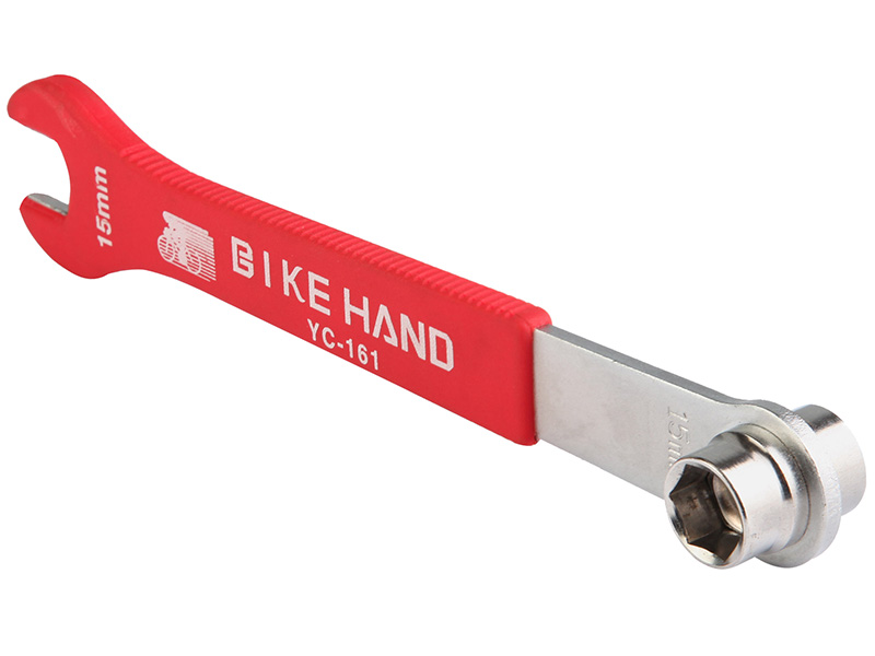 Ключ Bike Hand yc-161 для педалей 14/15 мм накидной + 15 мм шлицевой
