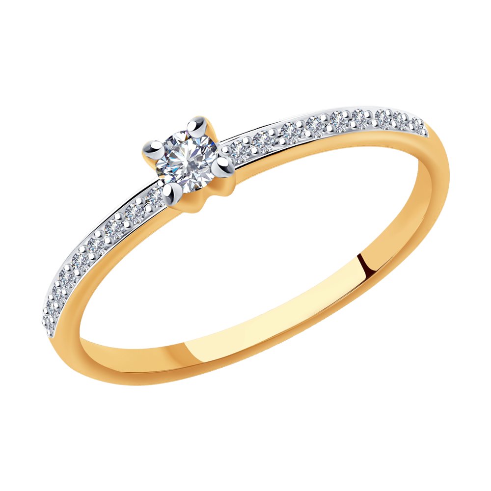 

Кольцо из золота р.  SOKOLOV Diamonds 1011914, бриллиант, 1011914