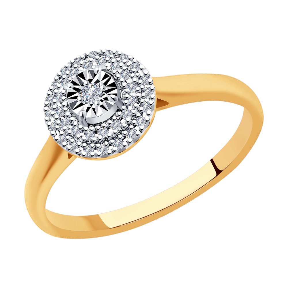 

Кольцо помолвочное из золота с бриллиантом р. . SOKOLOV Diamonds 1011955, 1011955