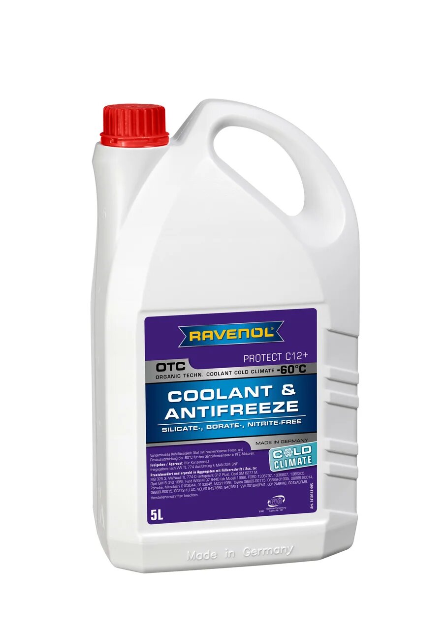 фото Антифриз готовый к прим. лила ravenol otc cold climate -60° с (5л)