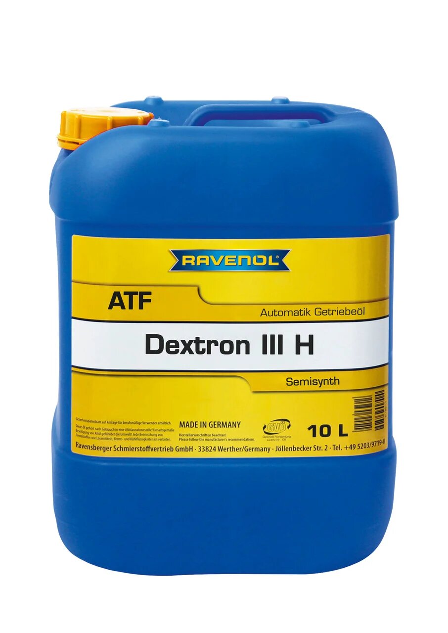 фото Трансмиссионное масло ravenol atf dexron iii h (10л) new