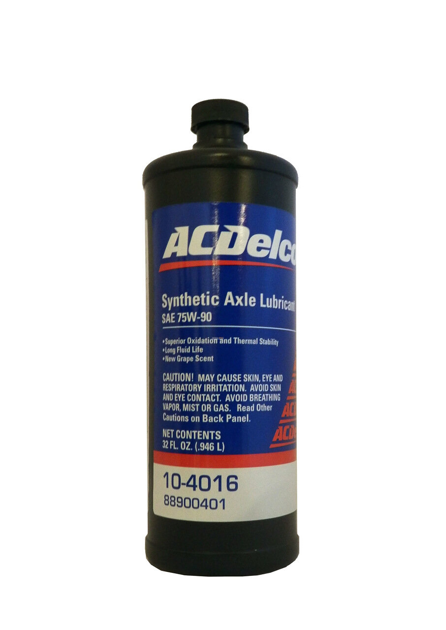 фото Трансмиссионное масло ac delco synthetic axle lubricant sae 75w-90 (0,946л) acdelco
