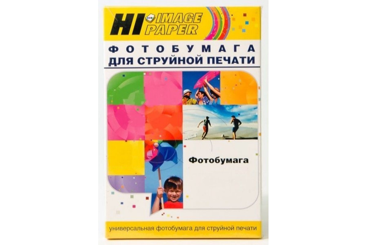 фото Фотобумага hi-image paper a4, 130 г/м, 5 л, глянцевая самоклеящаяся односторонняя