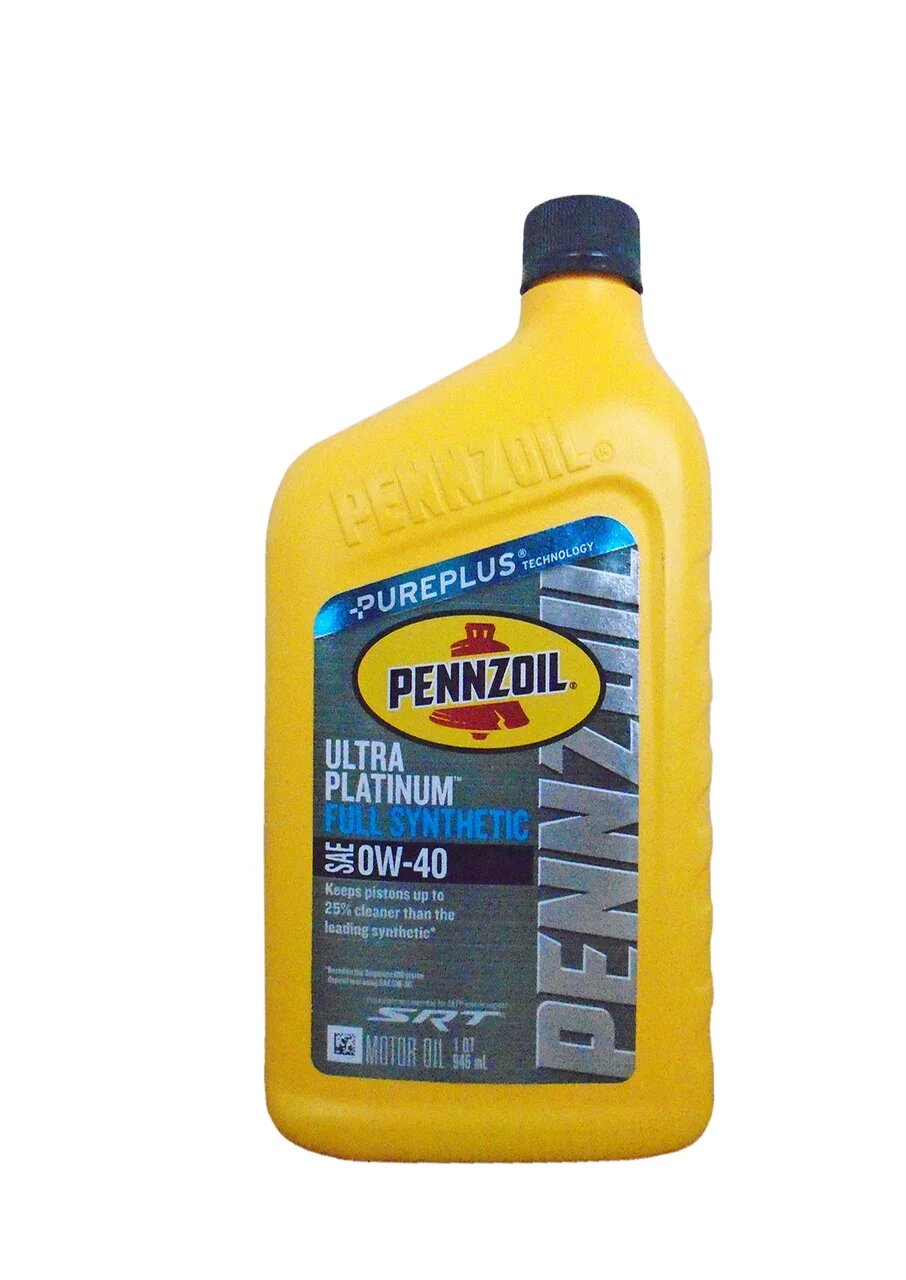 фото Моторное масло pennzoil ultra platinum full synthetic motor oil sae 0w-40 (0,946л)