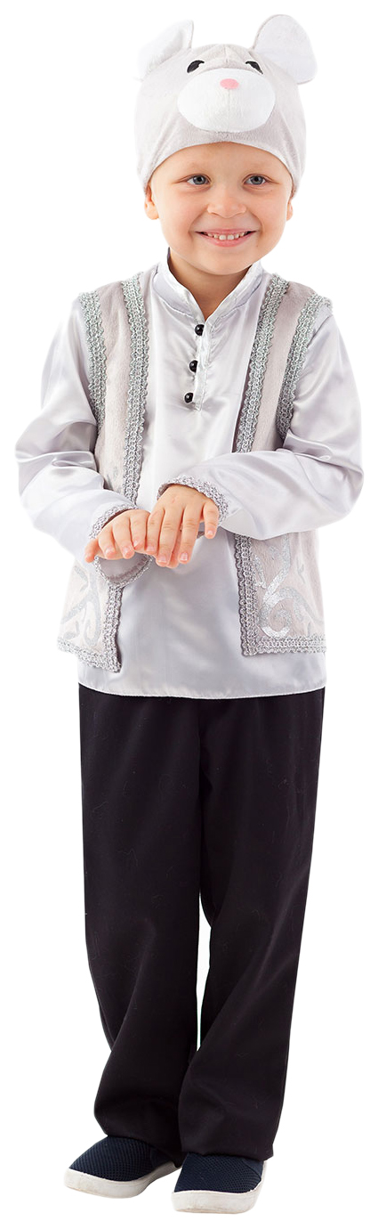 Карнавальный костюм Batik 1065 к-20, серый, 128